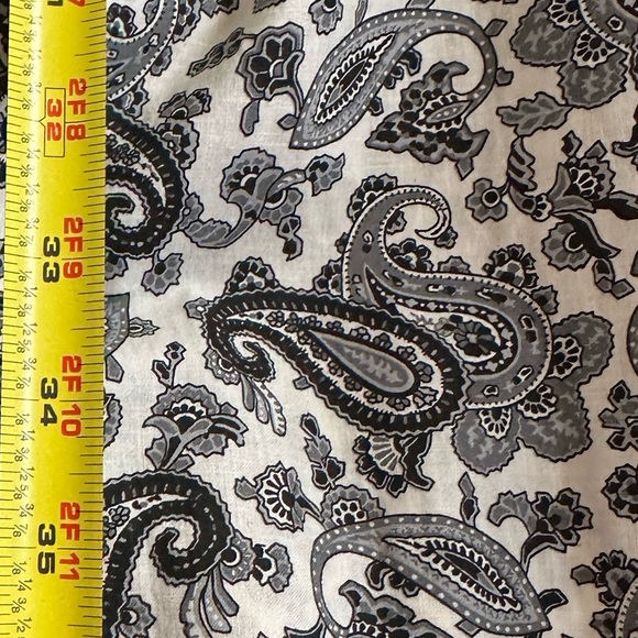 I. Magnin Danny Noble  Vintage Paisley Designs Print Dress Long Sleeves Size S - Picture 11 of 14